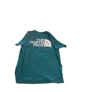 2 pack! The North Face Mens Half Dome Logo T-Shirt Bundle Teal Blue Heather L